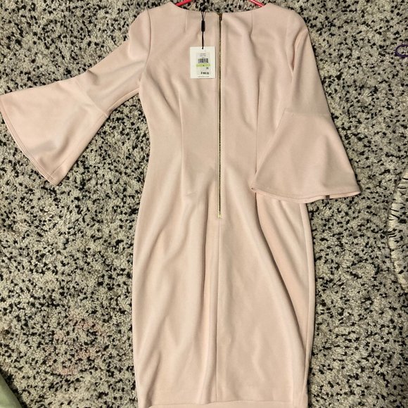 CALVIN KLEIN BABY PINK DRESS - Picture 2 of 3